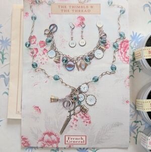 French General The Thimble & The Thread Jewelry Making Kit NEW Sewing DIY VTG